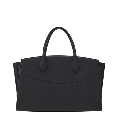 Grained Leather Handbag