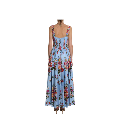 Maxi Dress with Floral Print