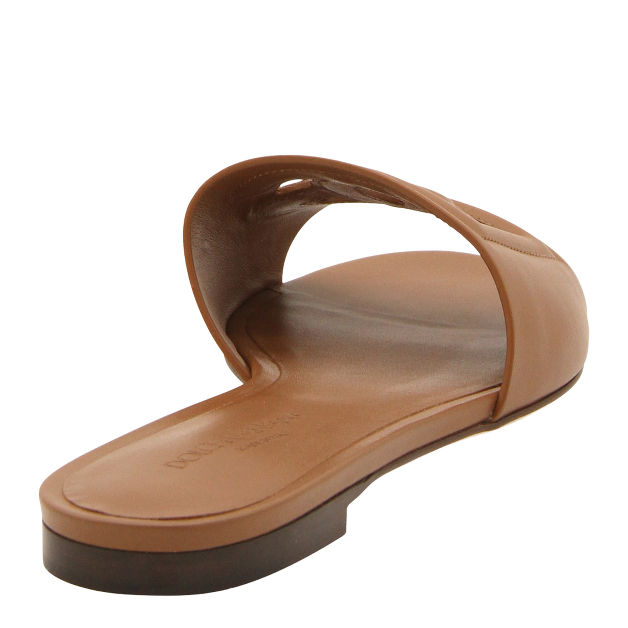 Calfskin Sliders with Logo