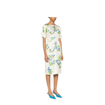 MAYFEYR - Prada - Floral-Print Twill Dress - P3L96RSOOO14NZF0K74