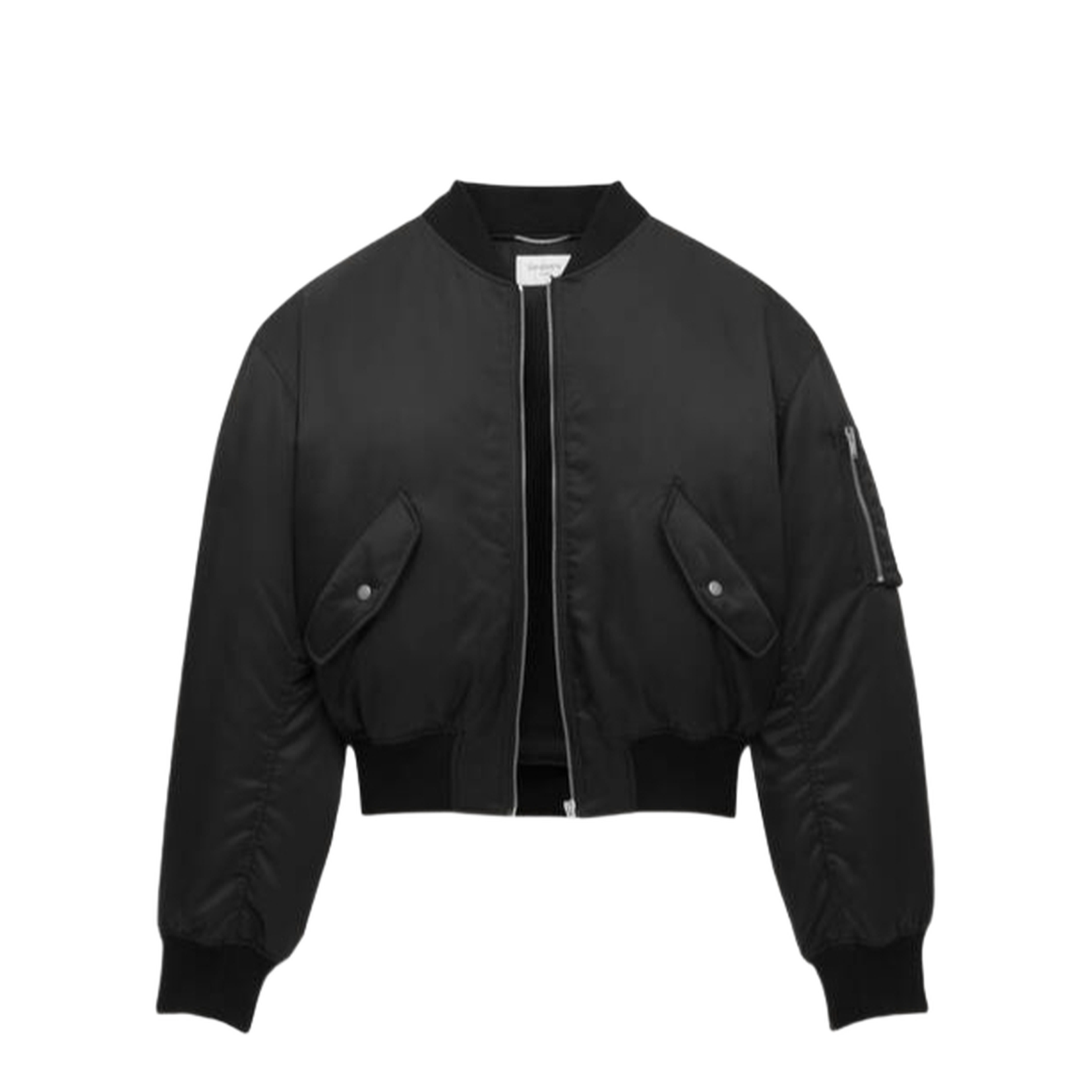 Bomber Jacket in Water-Repellent Nylon Serge