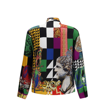 MAYFEYR - Versace - Medusa Print Silk Twill Shirt - 10245201A19270