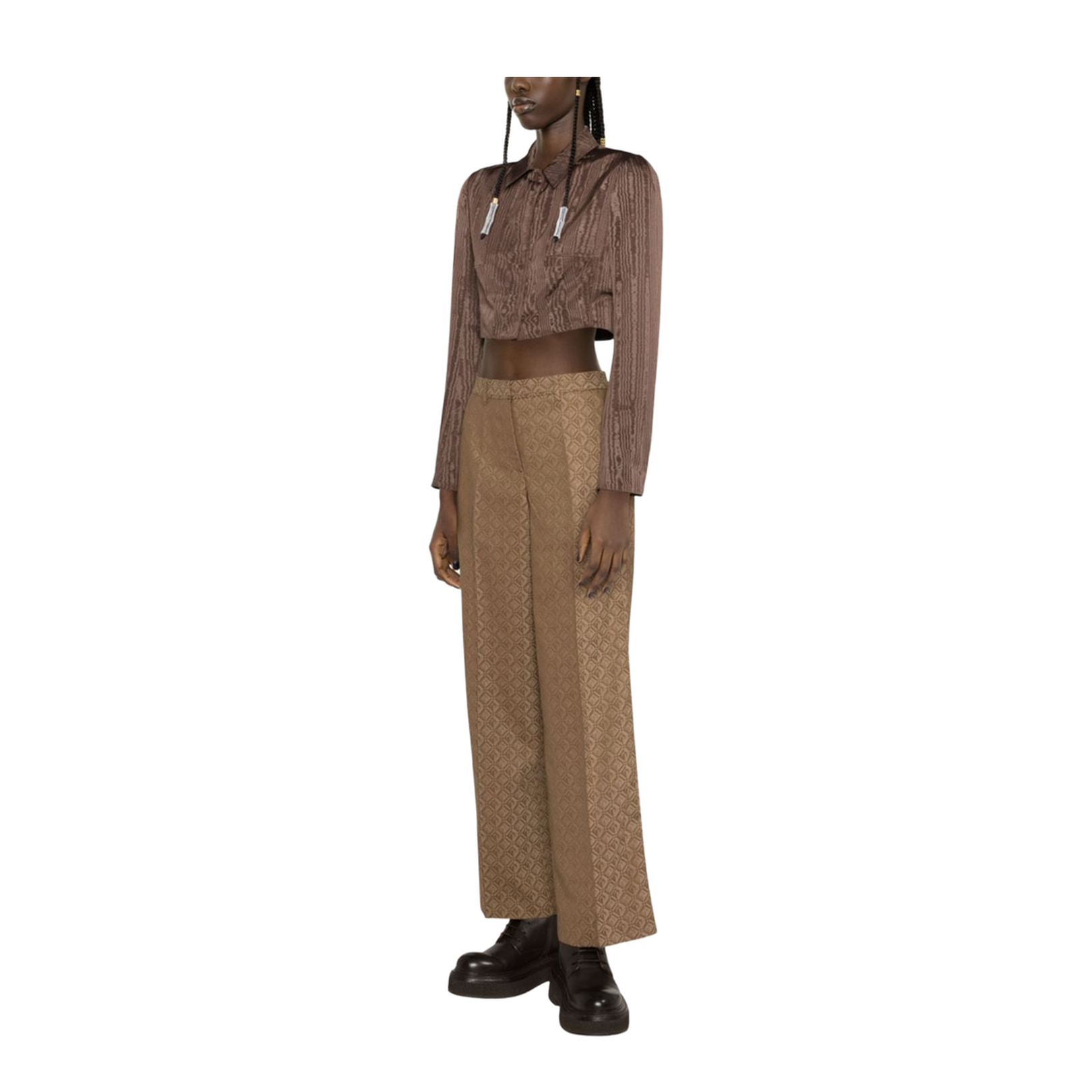 Moon Diamant Straight-Leg Trousers