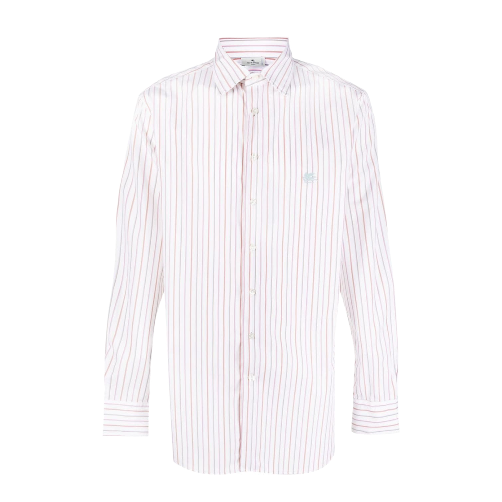 Logo-Embroidered Striped Shirt