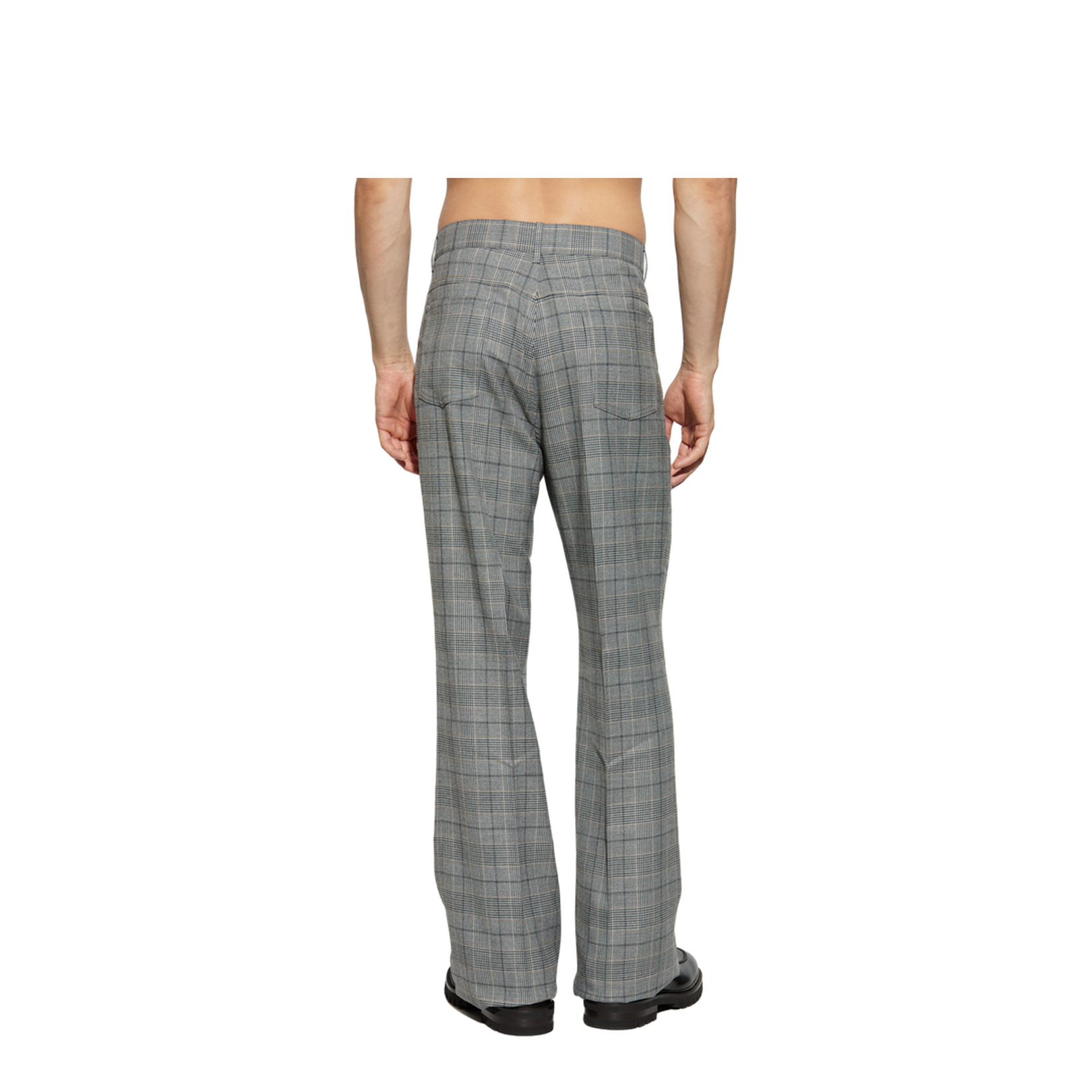 Plaid Patterned Trousers