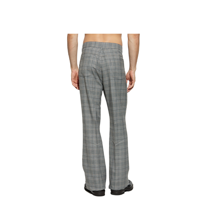 Plaid Patterned Trousers
