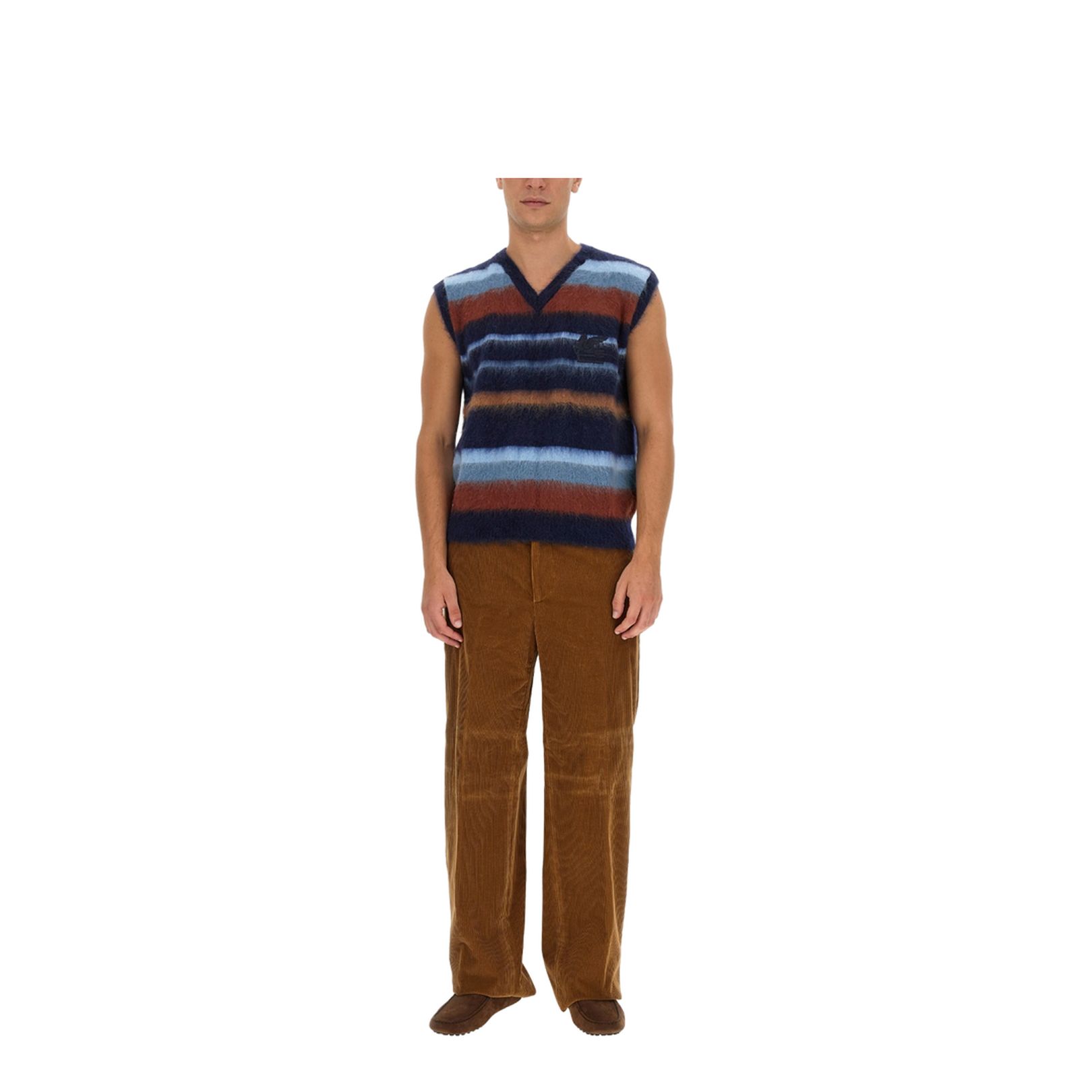 Vest with Stripe Pattern