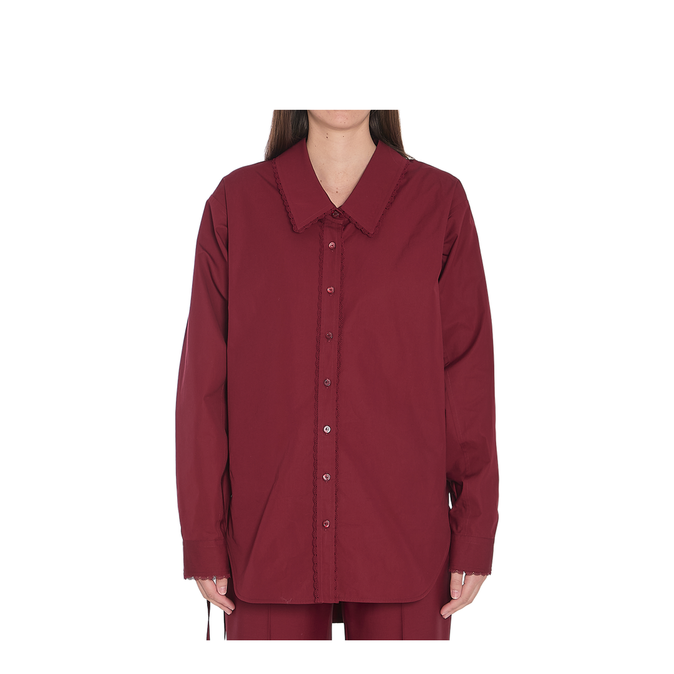 Shirt with ties