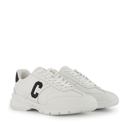 Runner CR-02 Low Lace-Up Sneaker in Calfskin