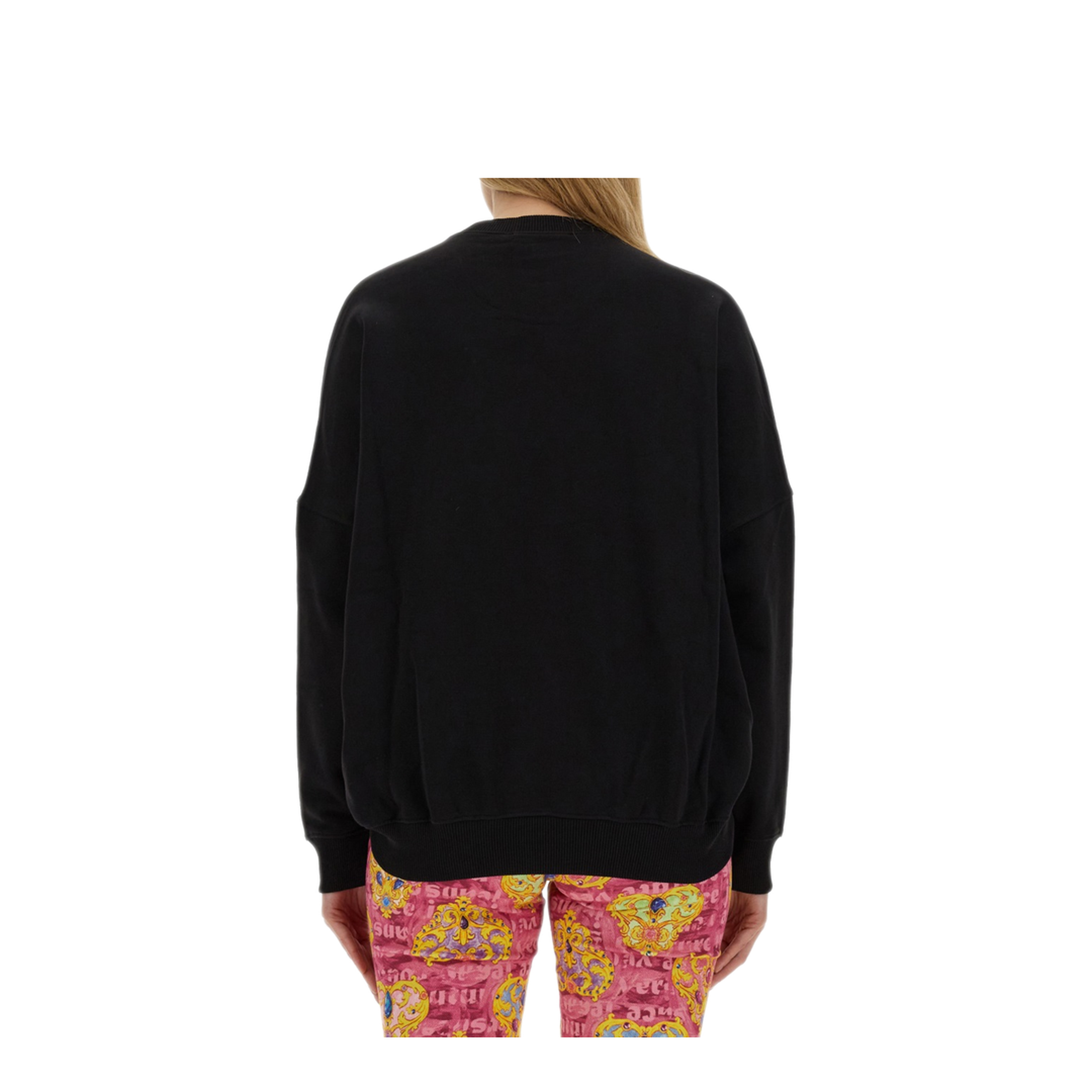 MAYFEYR - VERSACE JEANS COUTURE - Cropped Sweatshirt With Logo - 76HAIG03CF01G899
