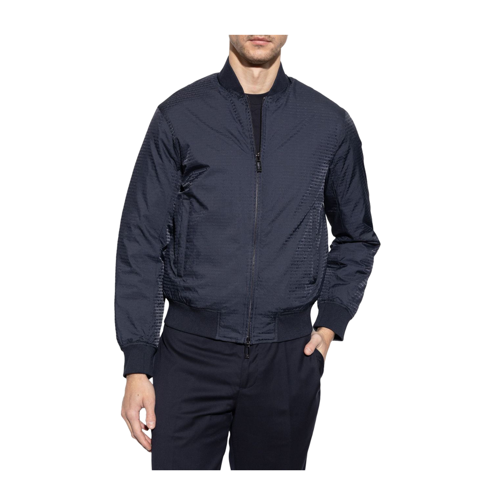 Reversible Bomber Collar Down Jacket