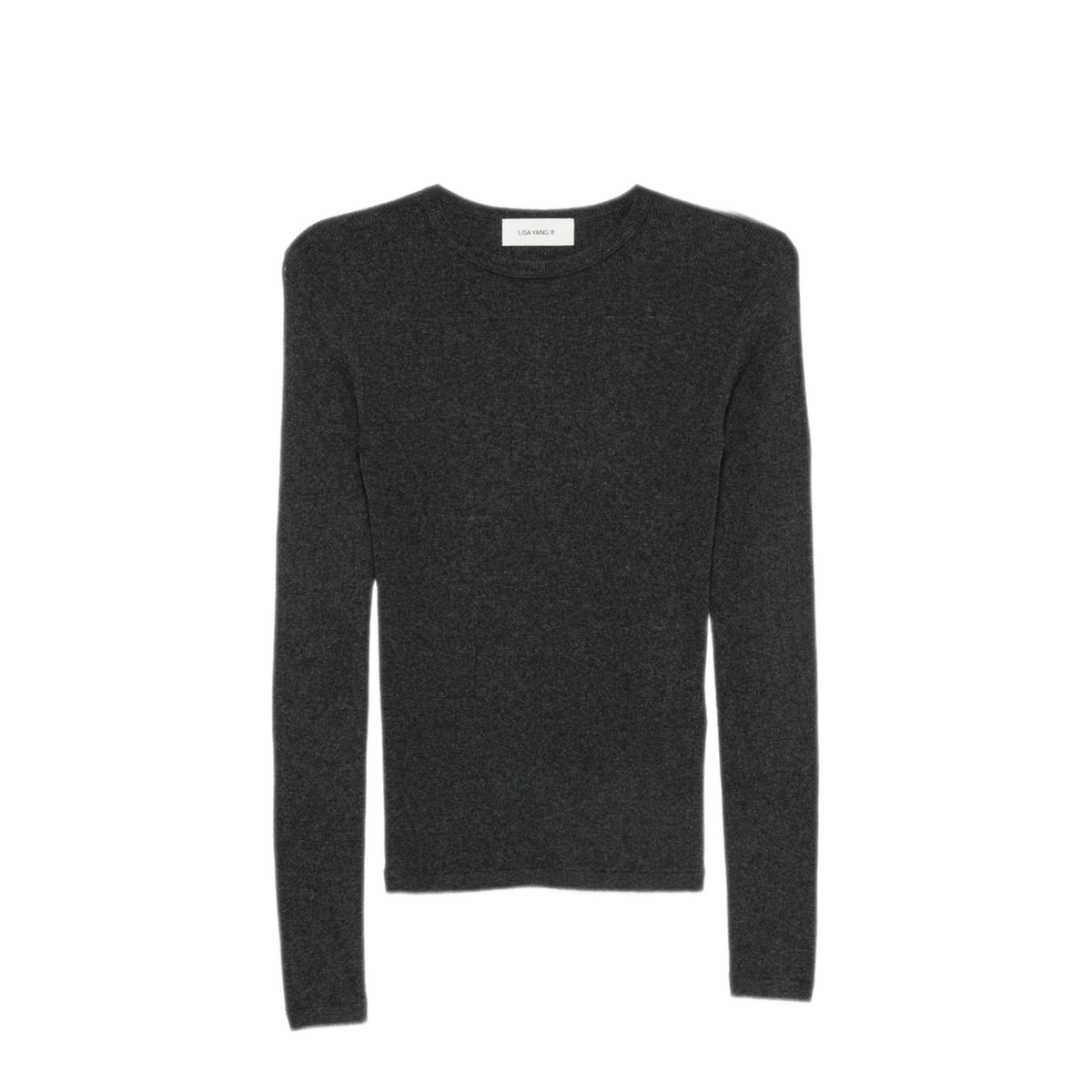 MAYFEYR - Lisa Yang - Ink Fine Knit Round Neck T Shirt - 2025146EL