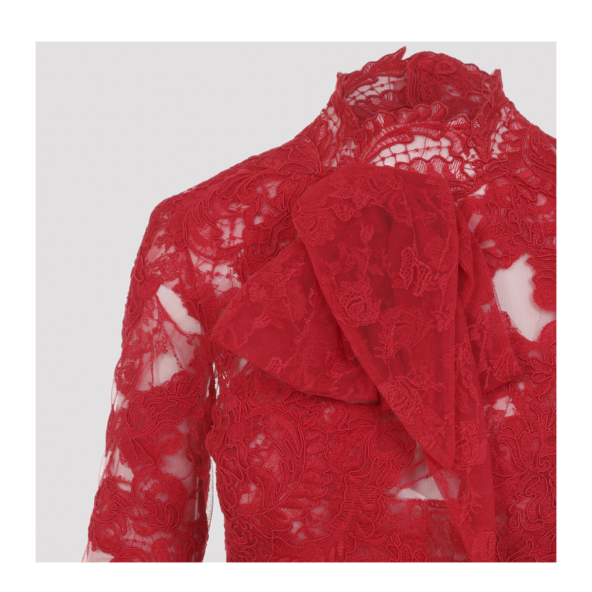 MAYFEYR - Ermanno Scervino - Scarlet Lace Mini Dress - D492Q725APZBD91559