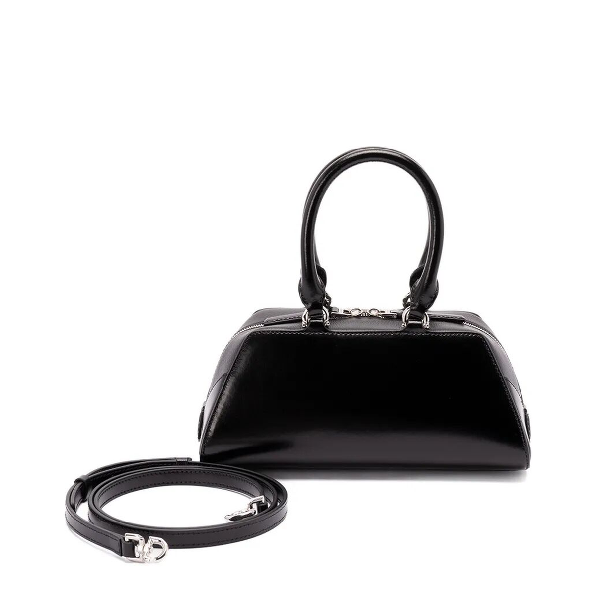 Antigona Mini Calfskin Handbag - Black