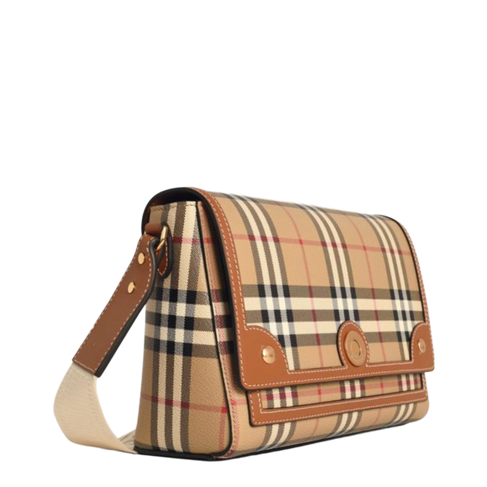 Note Checked Crossbody Bag
