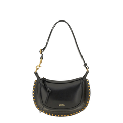 Oskan Moon Calfskin Shoulder Bag - Black