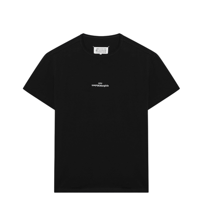 Black T-shirt with Distorted Logo