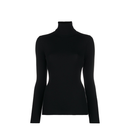 Merino Fine Rib Top Long Sleeves