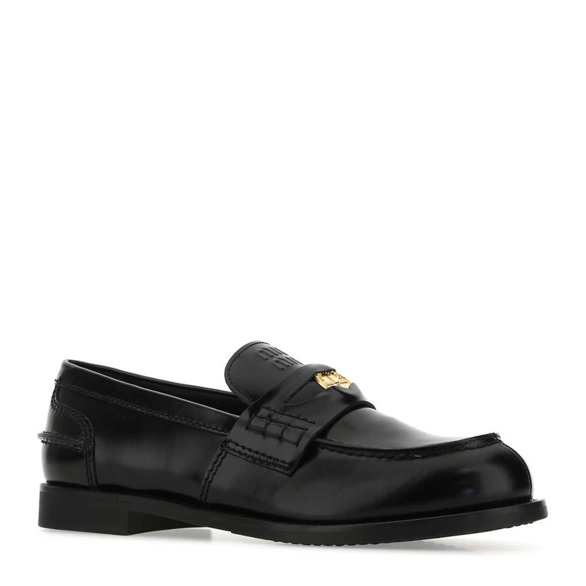MAYFEYR - Miu Miu - Black Leather Loafers - 5D773DF020ULXF0002