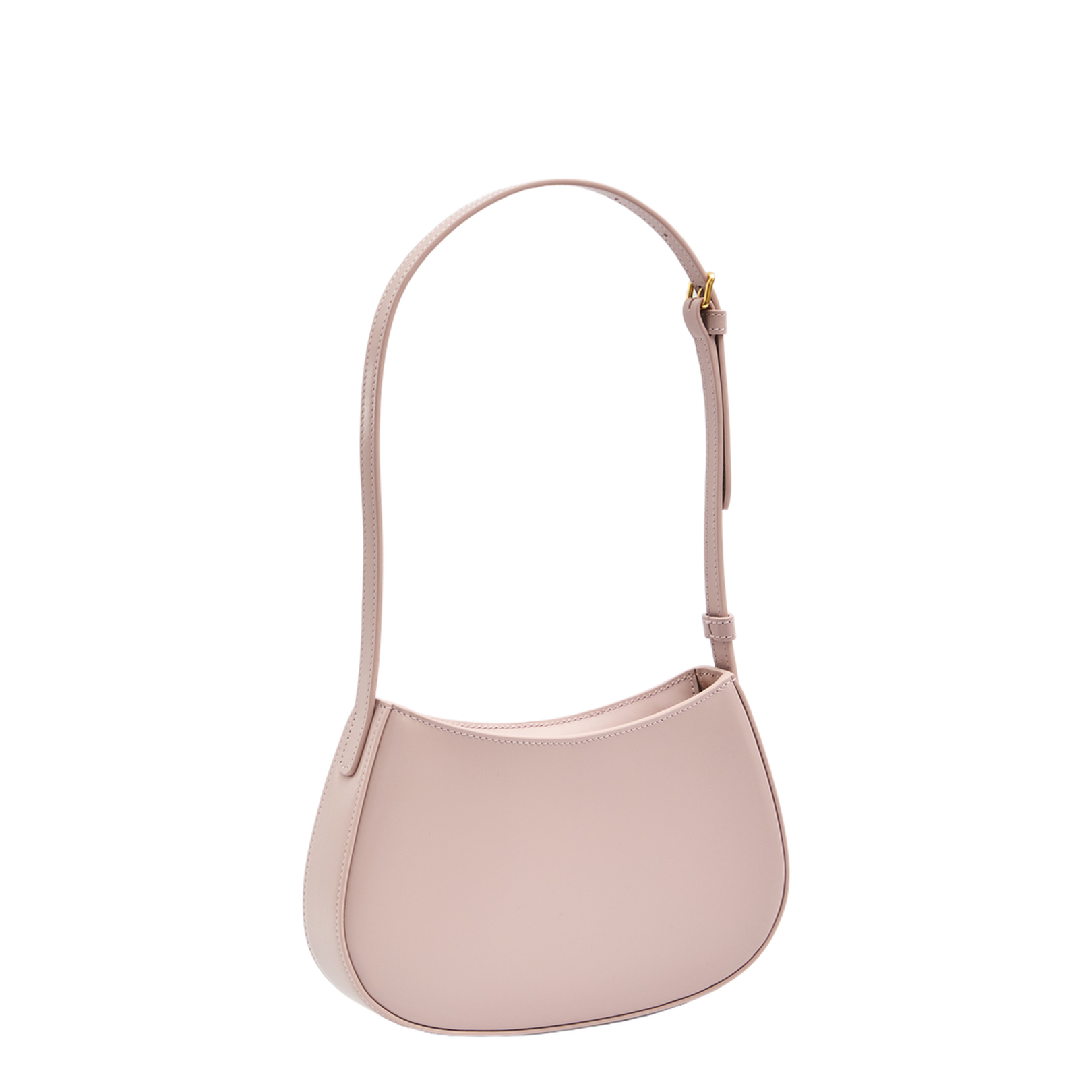 Medium Tilly Bag in Shiny Calfskin - Bleached Pink