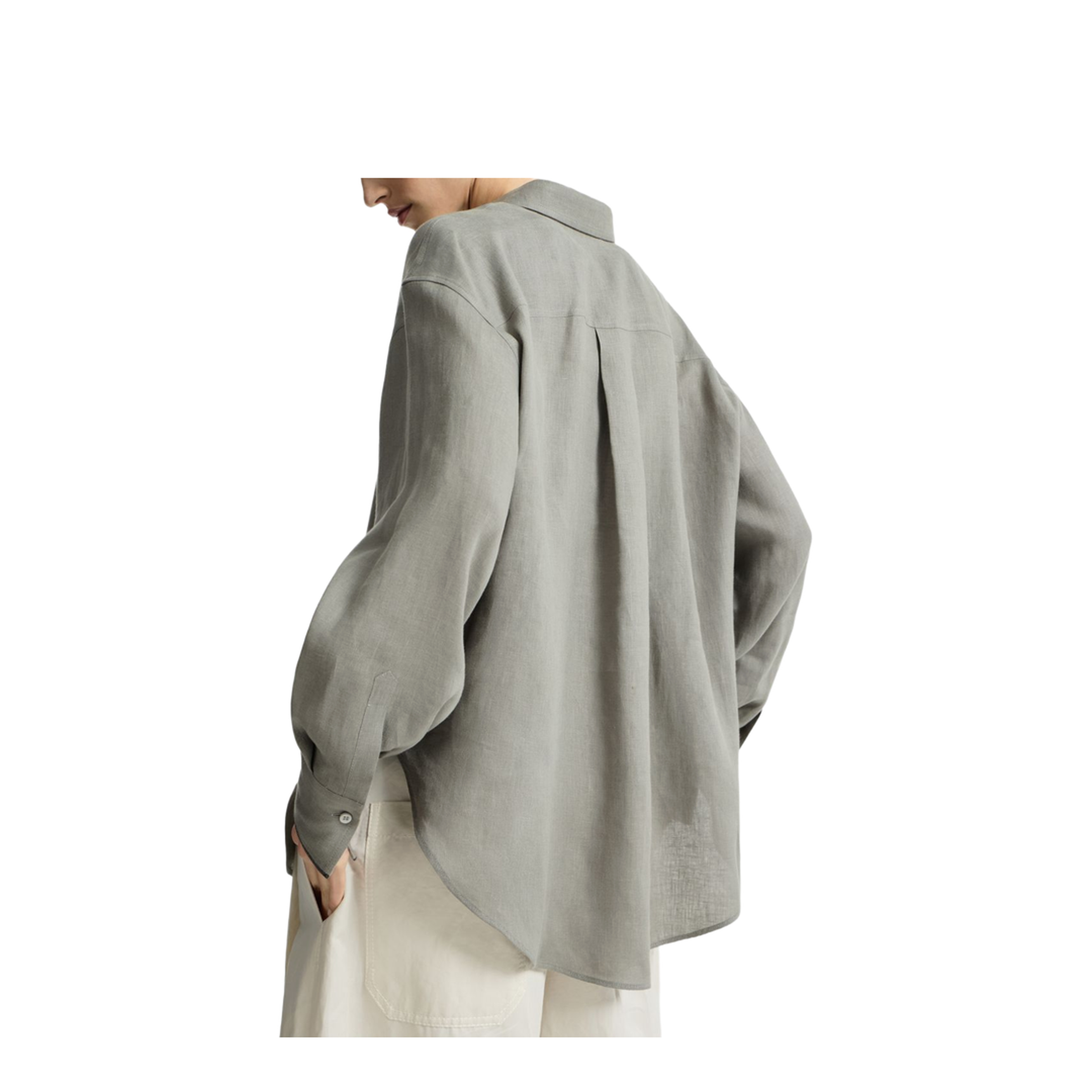 Grey Linen Shirt
