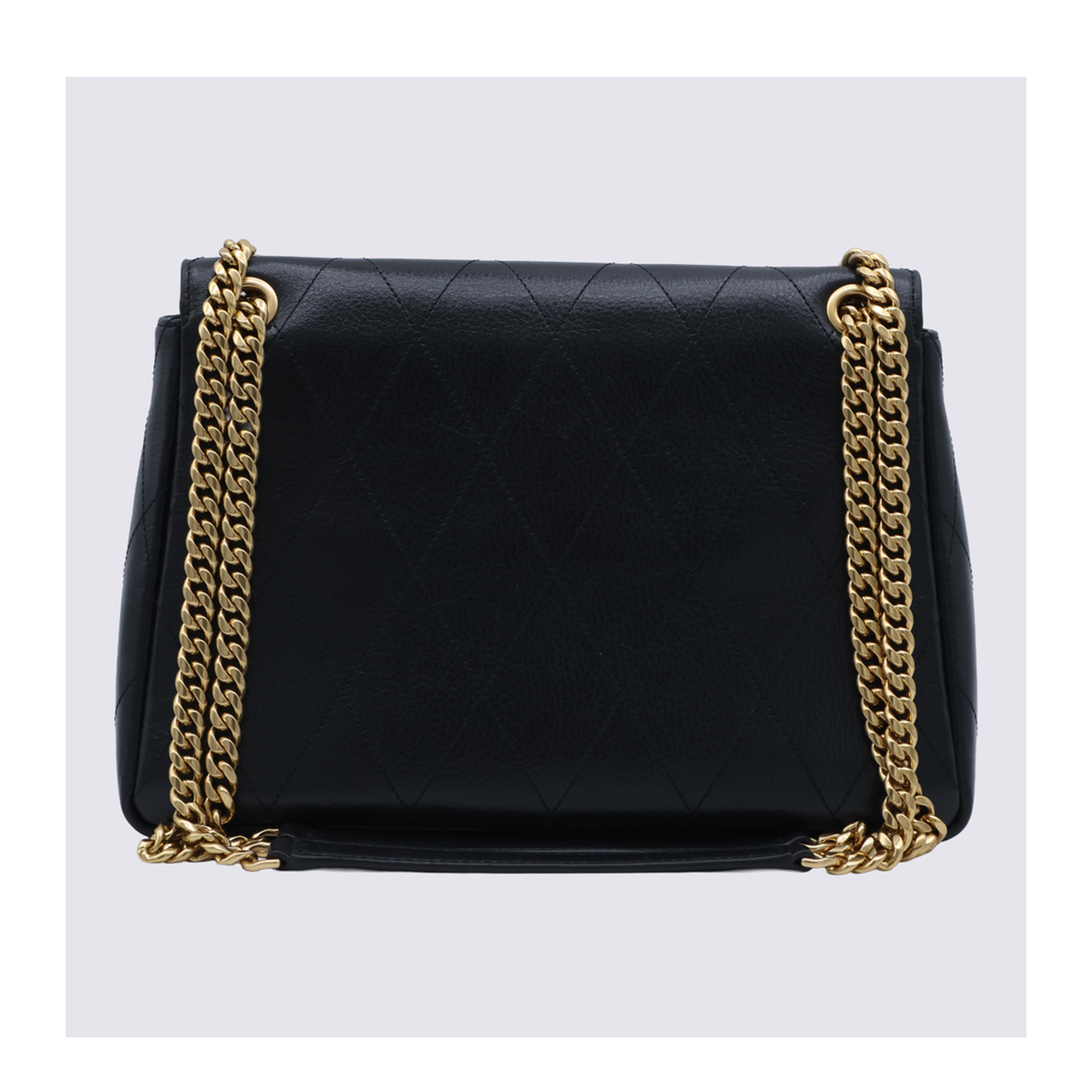 Charlie Pebbled Leather Shoulder Bag - Black