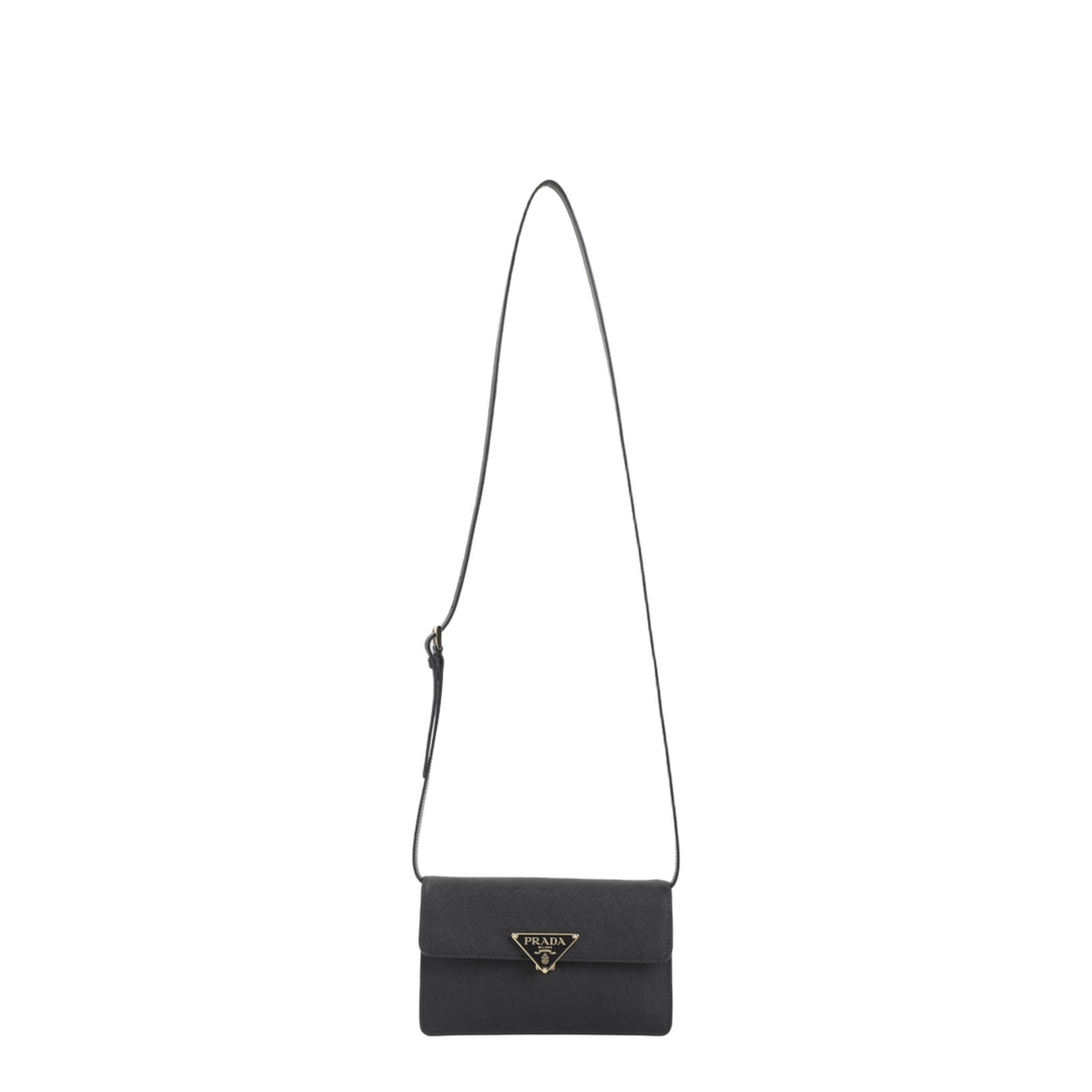 Black Saffiano Leather Mini-Bag