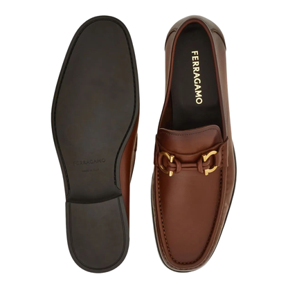 MAYFEYR - Ferragamo - Alain Leather Loafers With Hues - 02A0400786870