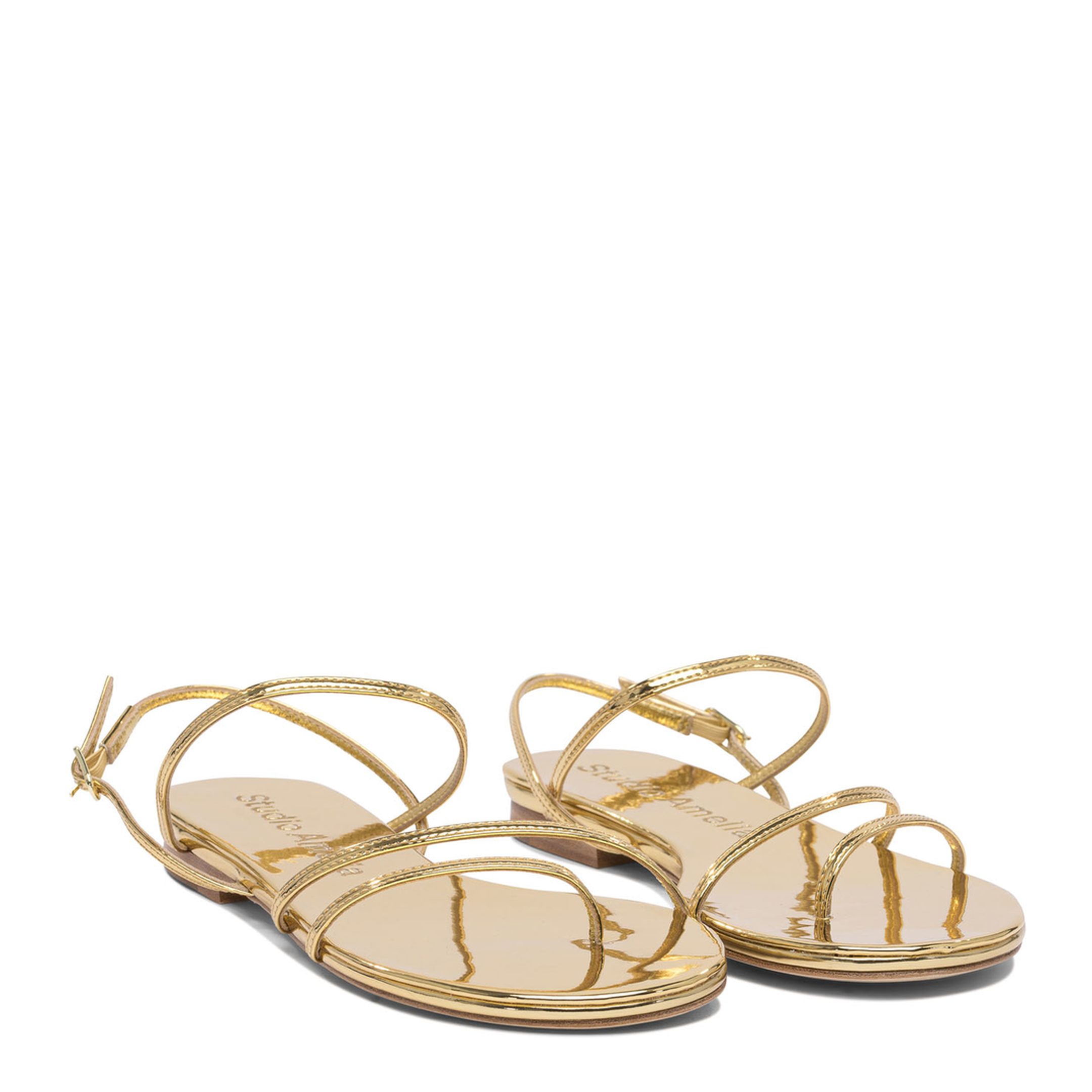 MAYFEYR - Studio Amelia - Helix Low Sandals - F860CFSHELIXFLATGLD