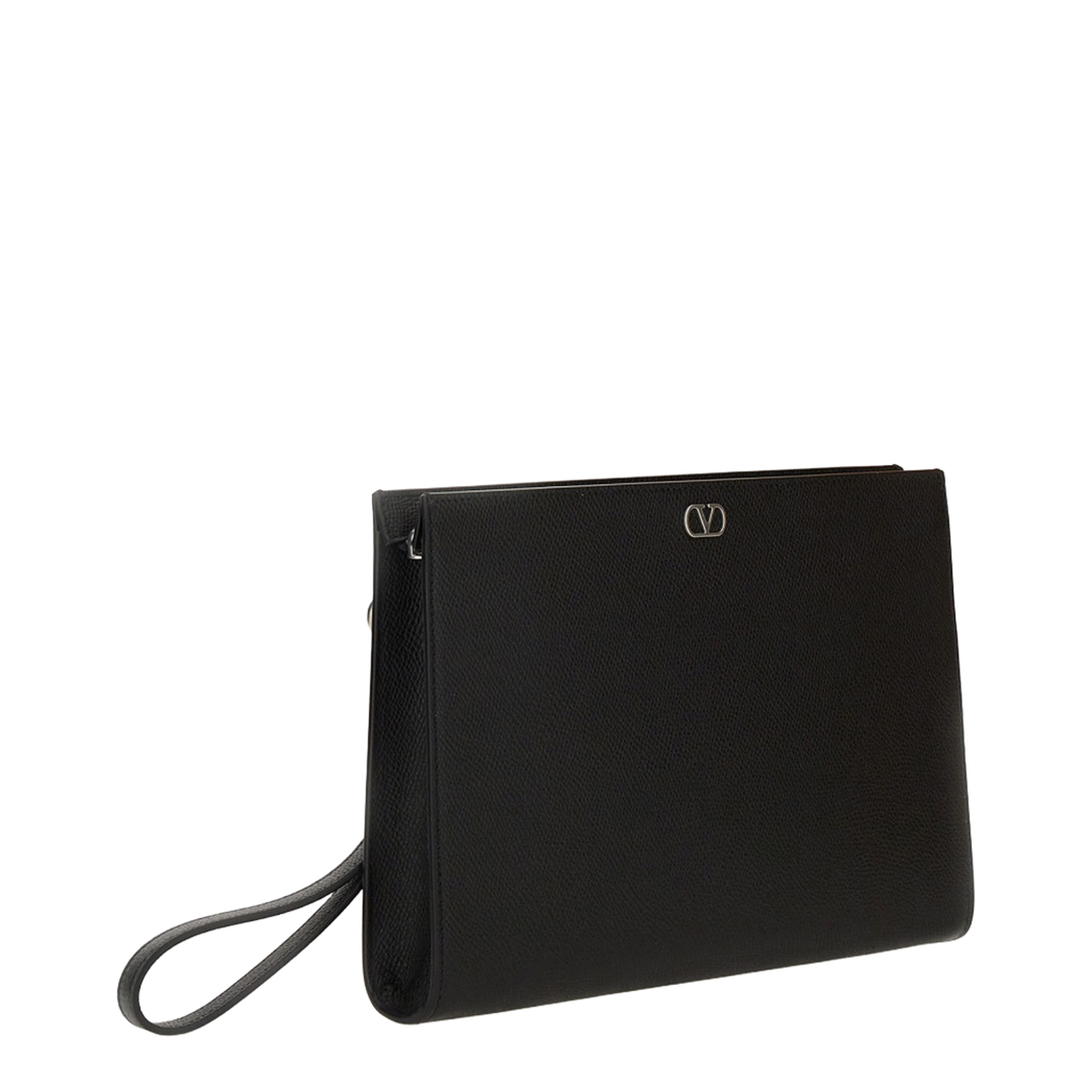 Grained Leather Pouch