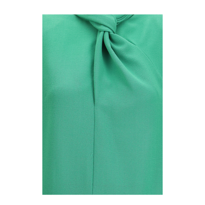 MAYFEYR - Valentino - Wool Dress With Knotted Neck - 9B0VALW2A6FIFM