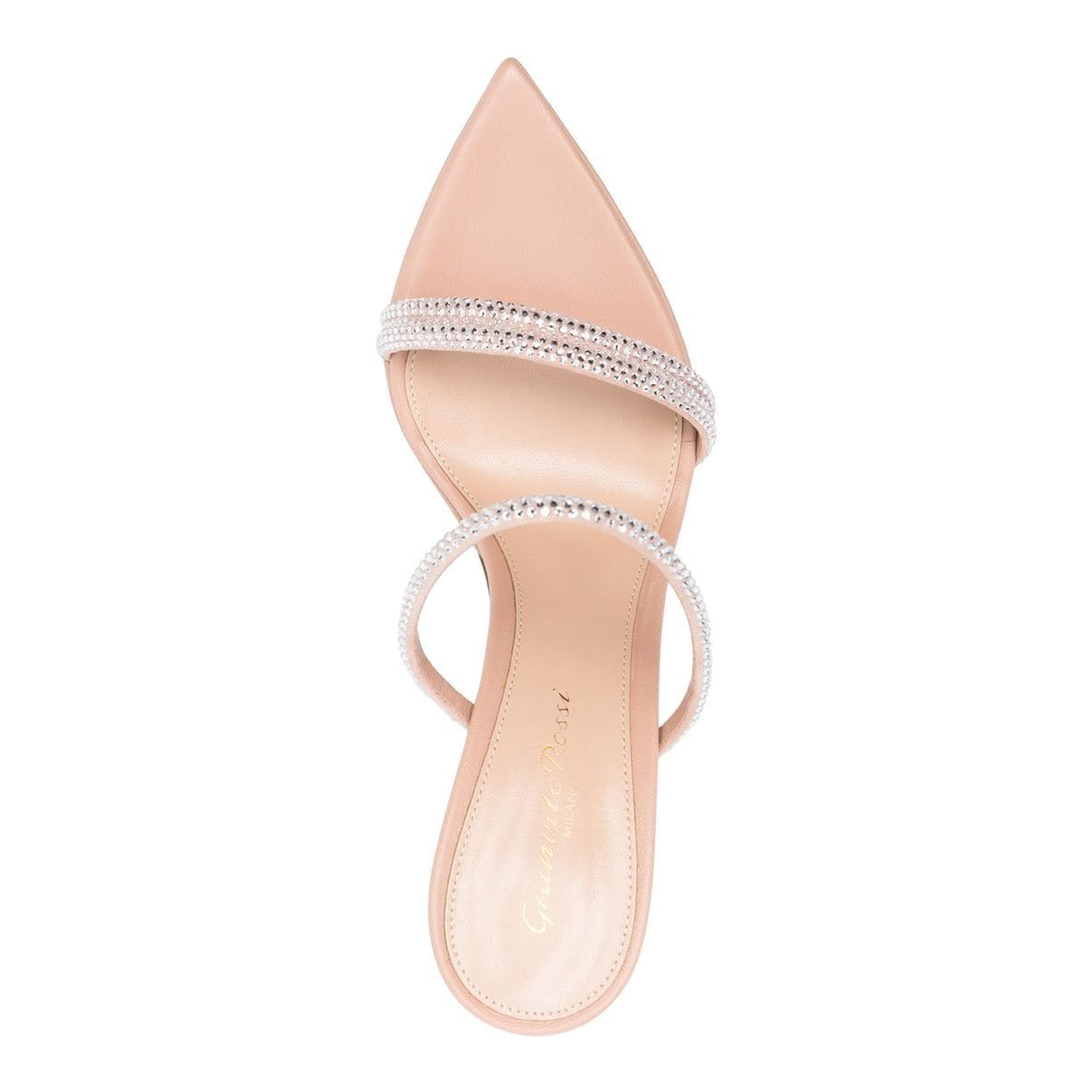 Platform Crystal-Strap Sandals