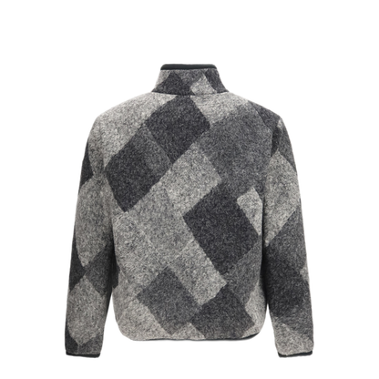 MAYFEYR - Moncler - Wool Blend Zip Cardigan With Diamond Pattern - L20918G0004289BJO