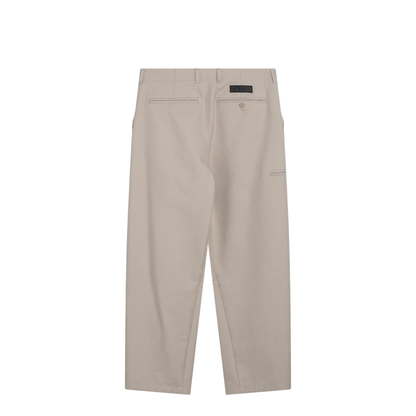 Beige Cotton Trousers