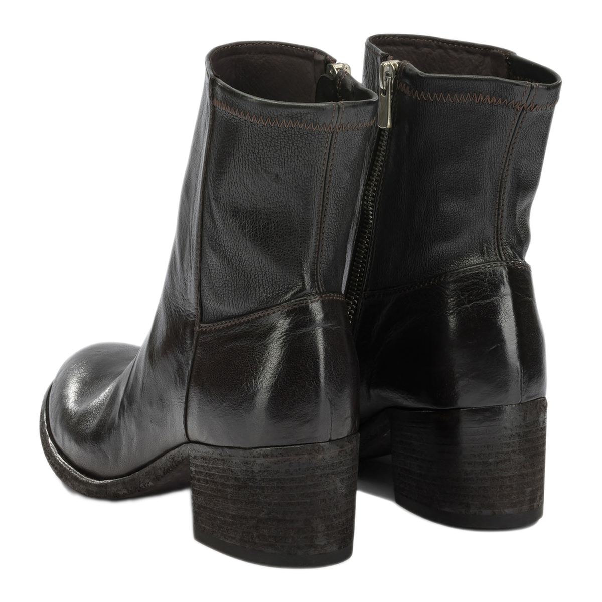 MAYFEYR - Officine Creative - Denner 127 Ankle Boots With Zipper - DENNER127IGNISSTRETCHTEBANO