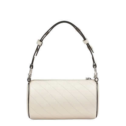 Blondie Mini White Leather Bag