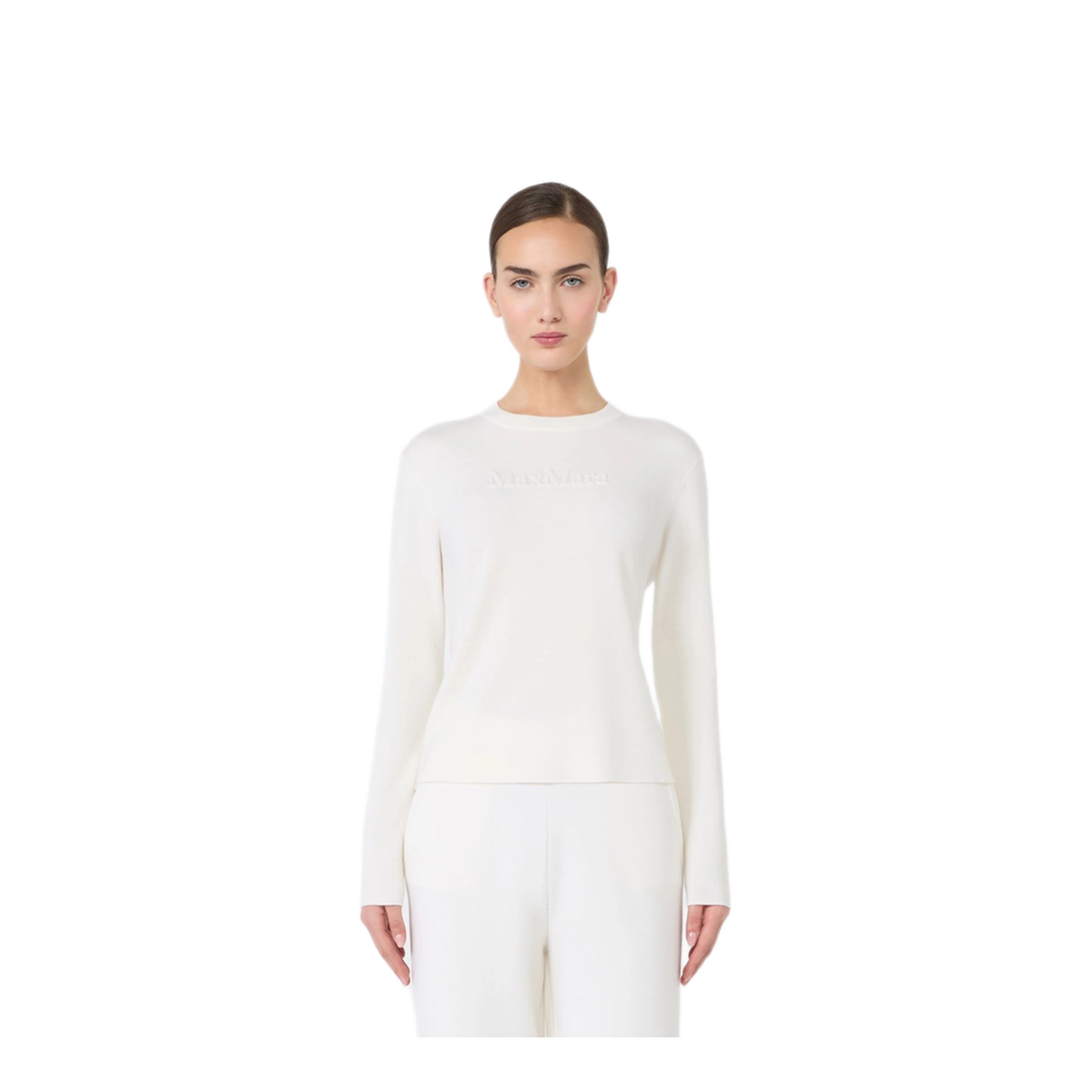 Ivory Wool Manto Sweater