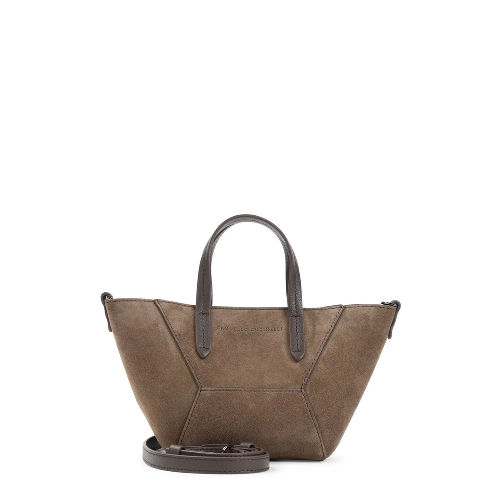 Brown Suede Duomini Bag