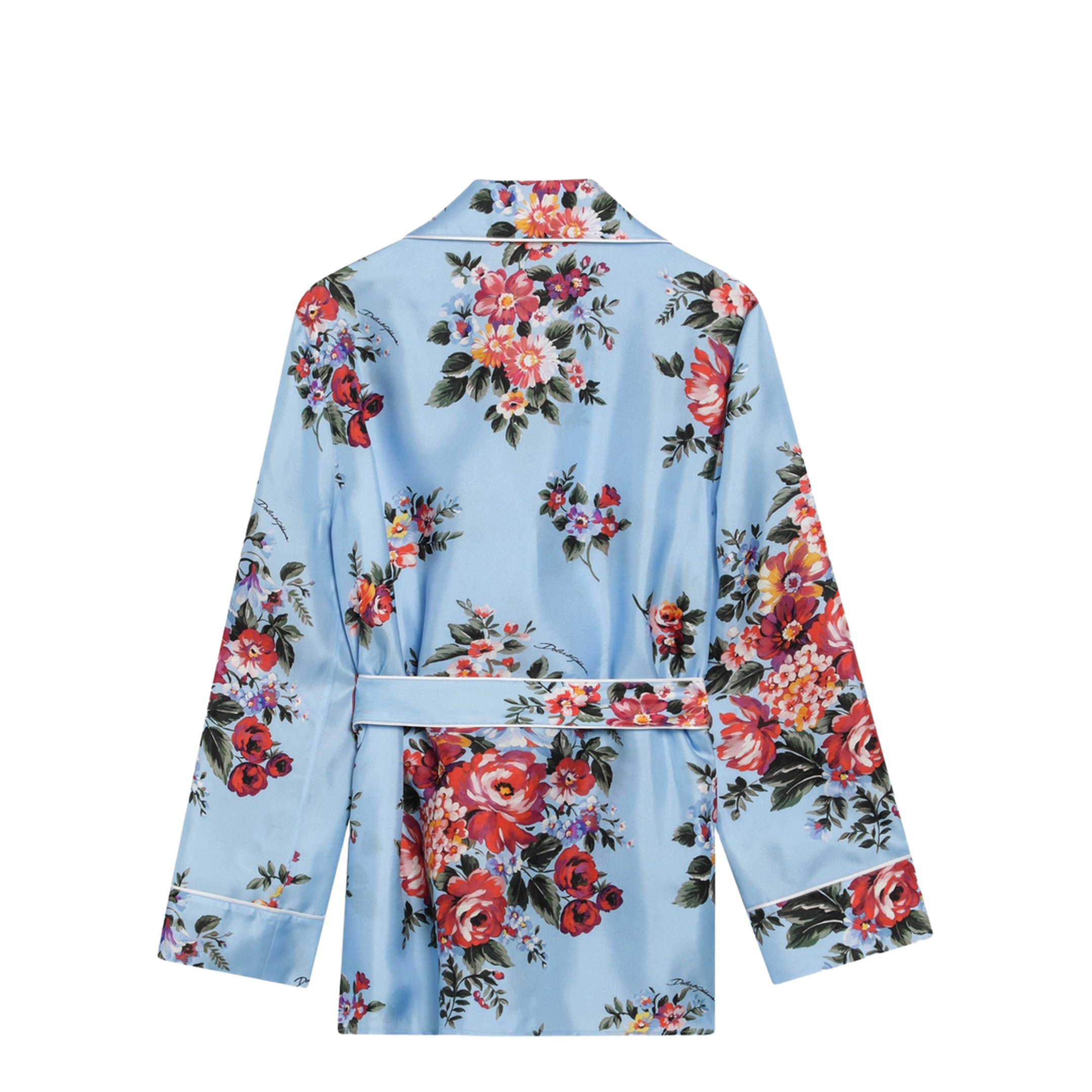 MAYFEYR - Dolce & Gabbana - Vanity Silk Twill Shirt With Floral Print - F5Q03TIS11IHC5ZO