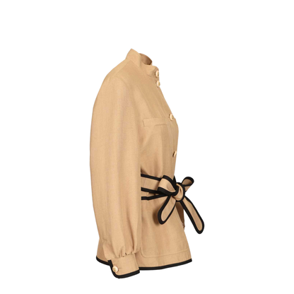 Caban Embroidered Logo Jacket