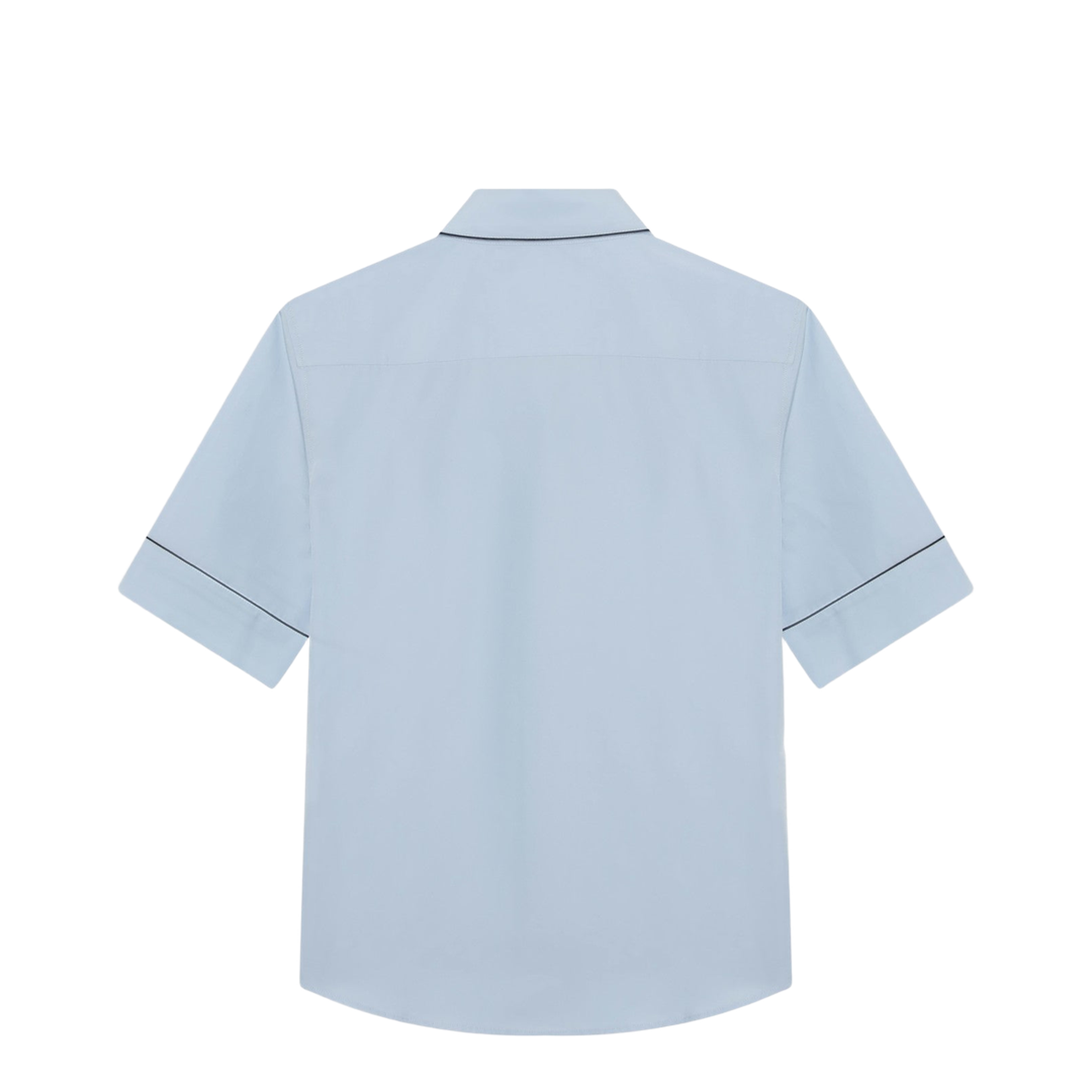 Sky-blue cotton shirt