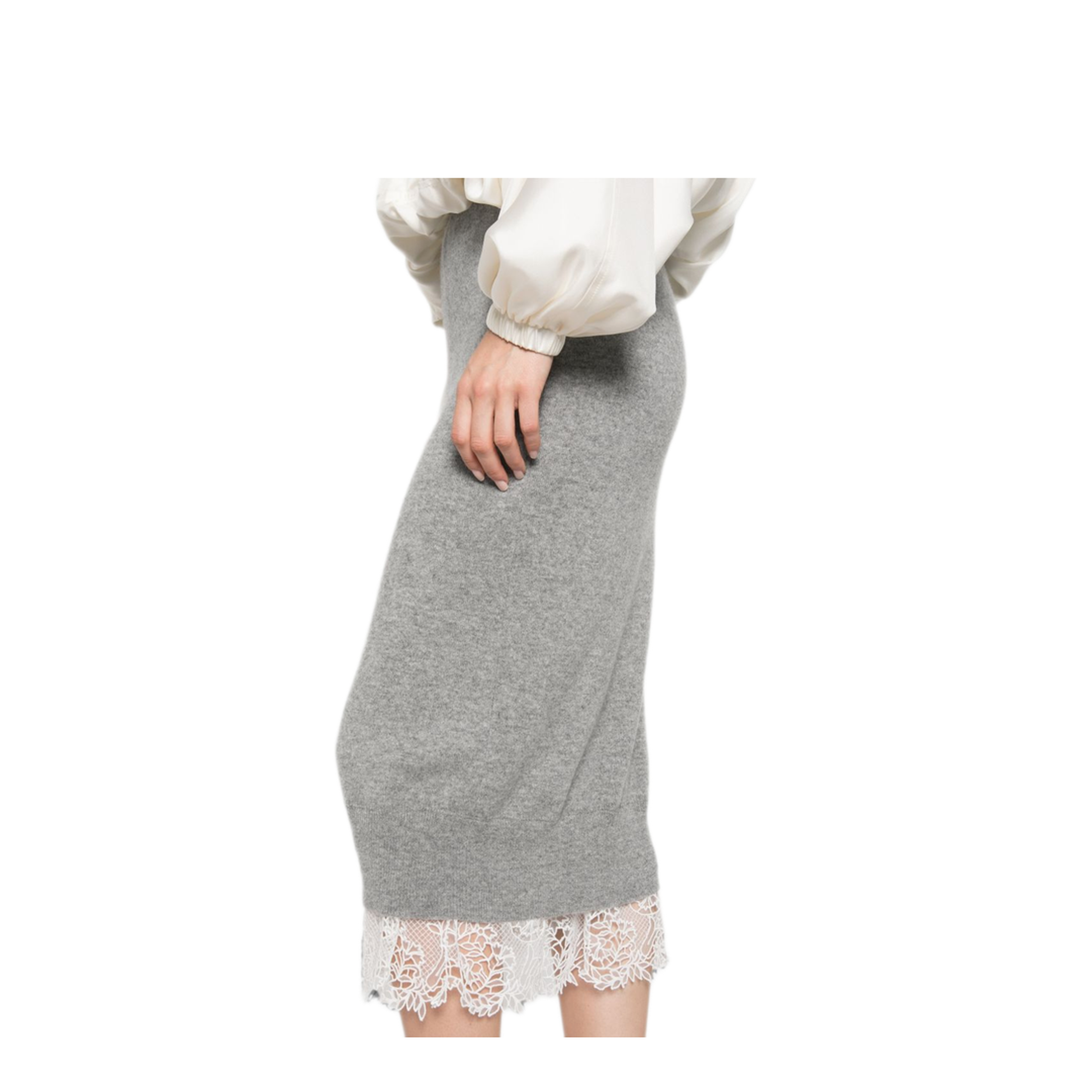 MAYFEYR - Ermanno Scervino - Skirts Grey - D492O308APPYUN1704
