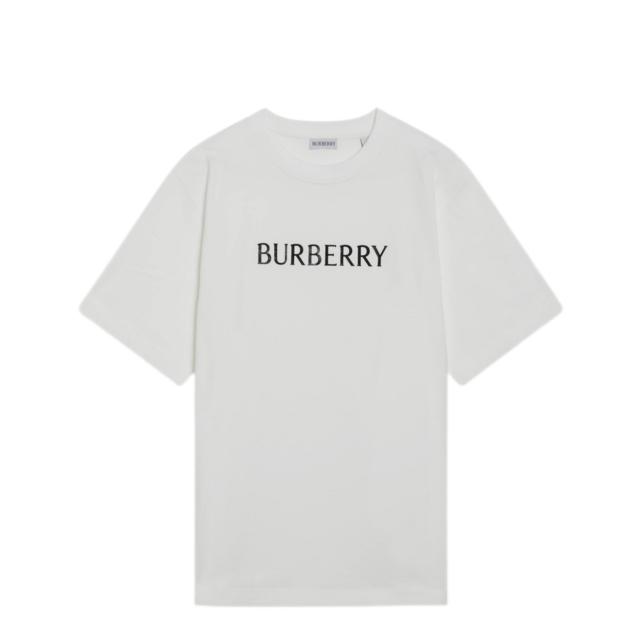 MAYFEYR - Burberry - White T-Shirt With Logo Print - 8122389163419B7078