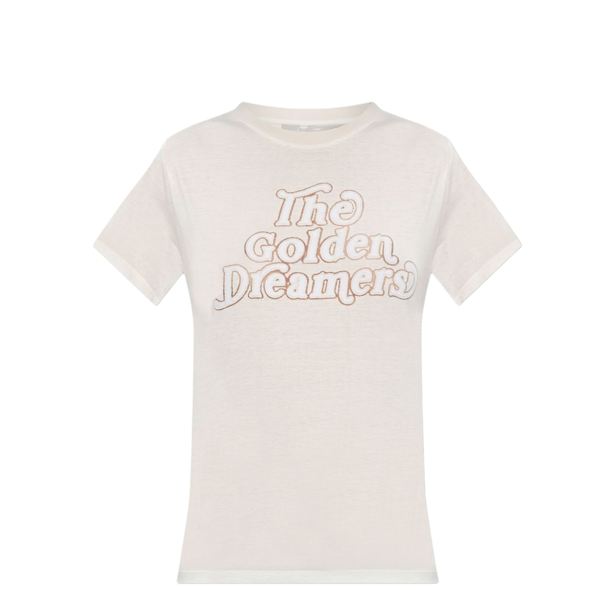 White T-Shirt with Print on the Front