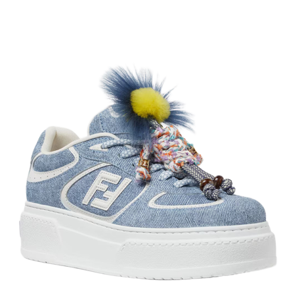 MAYFEYR - Fendi - Sneakers In Denim Effect Suede - 8E8721AYFKF1V7U