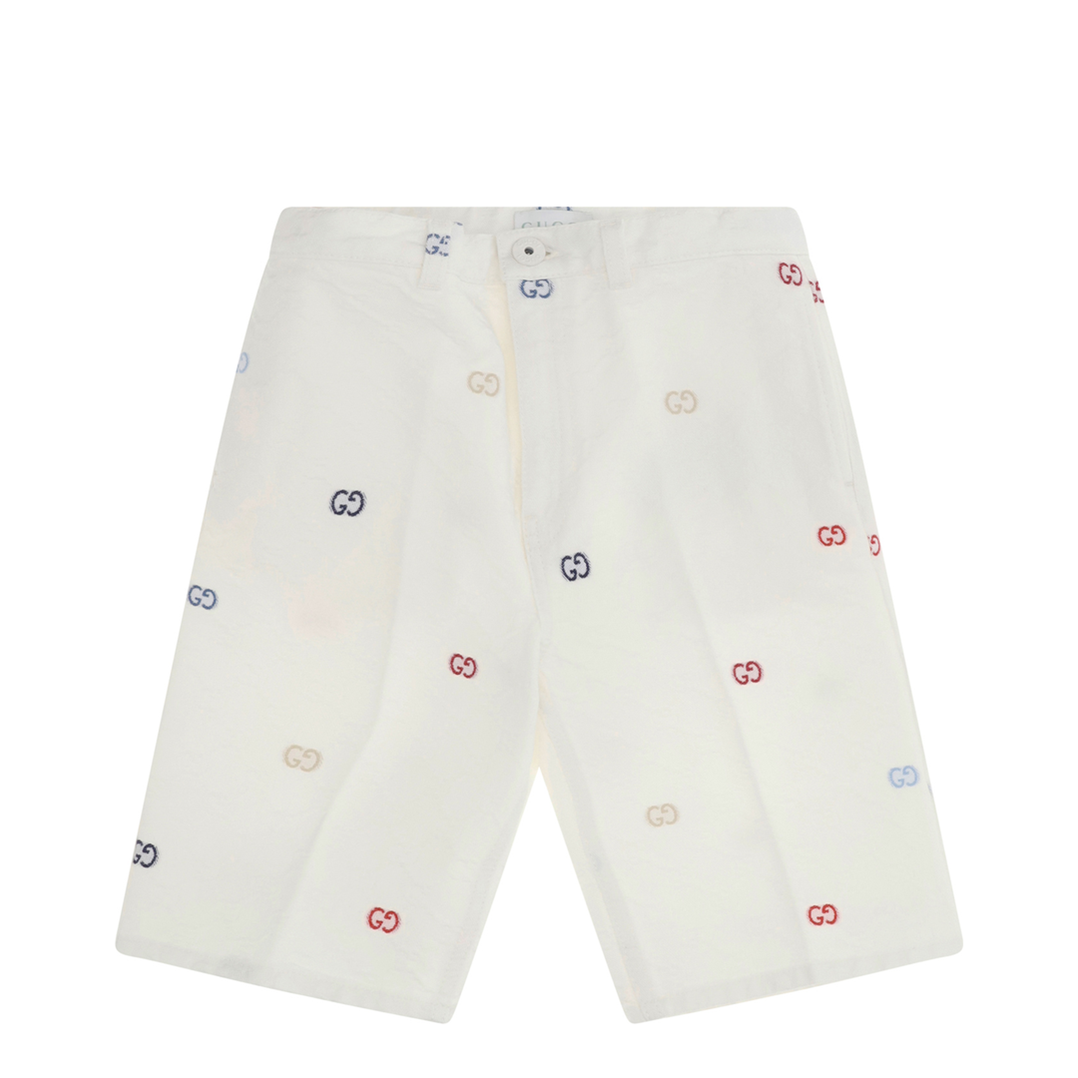 MAYFEYR - Gucci - Cotton Denim Jacquard Shorts - 854002XDDFC