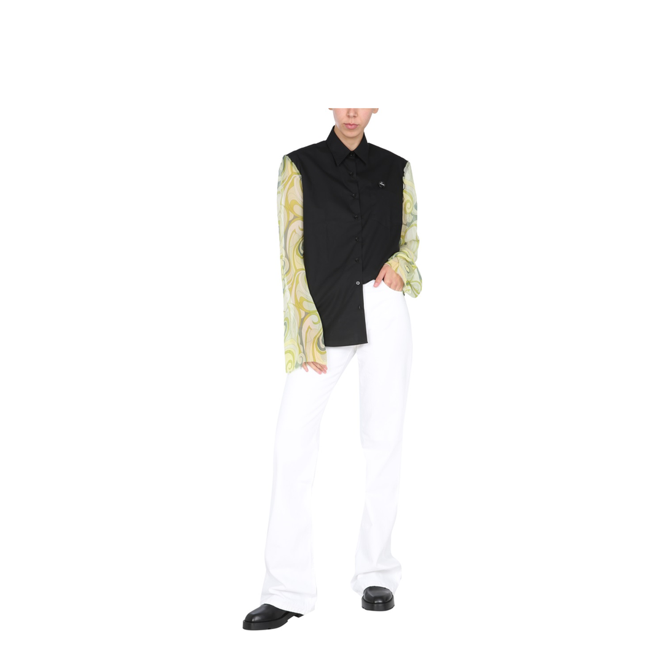 MAYFEYR - RAF SIMONS - Flared Jeans - 211W300101300010