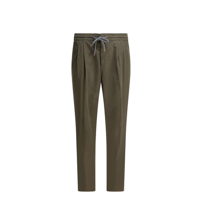 Cotton Straight Leg Trousers
