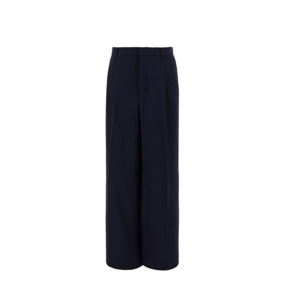 Midnight Blue Viscose Blend Pants