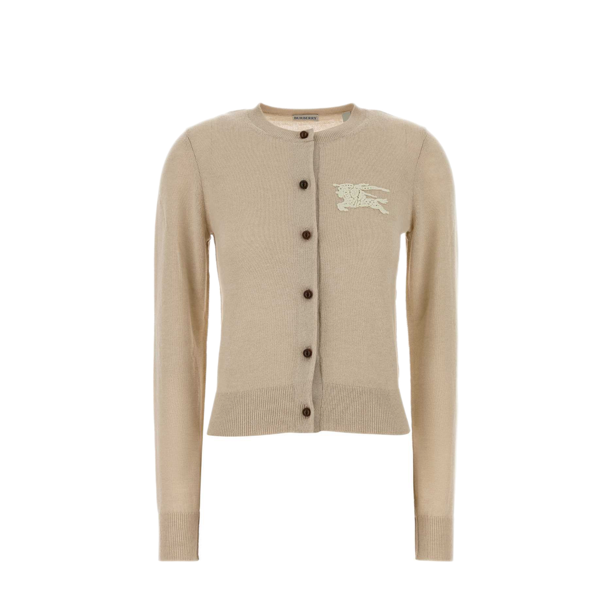 MAYFEYR - Burberry - Beige Cotton And Wool Cardigan - 8122544C5121